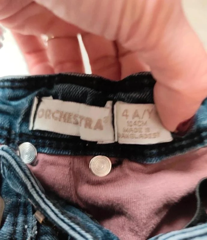Katoenen voeringjeans 🦄 Maat 4 jaar 🦄 Orchestra – photo 7